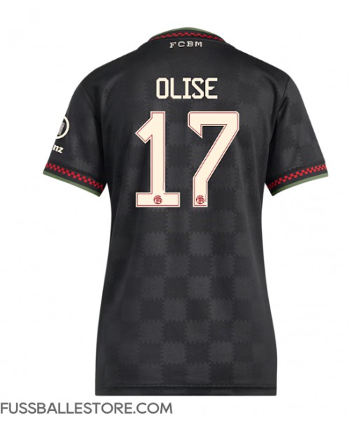 Günstige Bayern Munich Michael Olise #17 3rd trikot Damen 2025-26 Kurzarm Günstige Bayern Munich Michael Olise #17 3rd trikot Damen 2025-26 Kurzarm